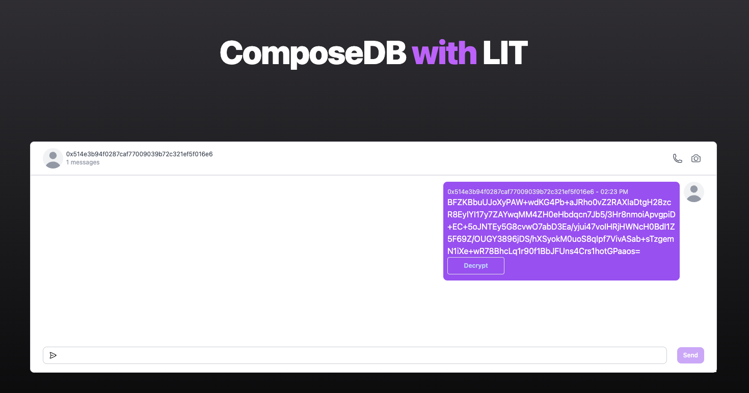 message board with encrypted message
